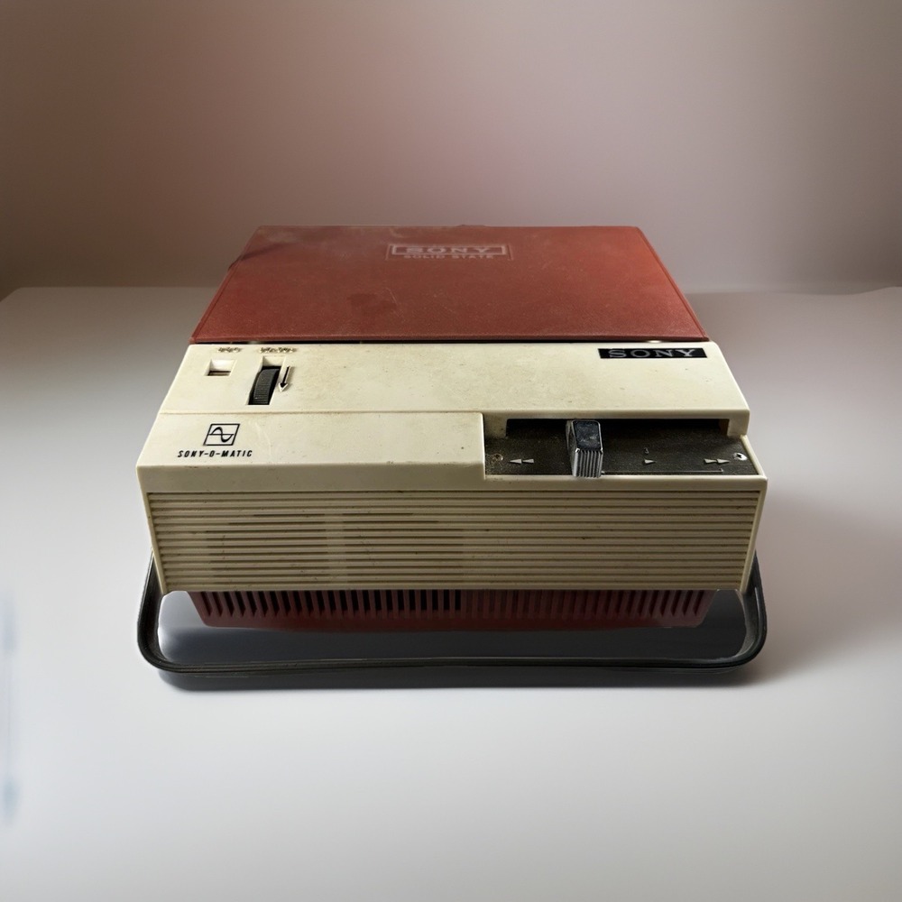 Sony O Matic Solid State TC-123 Reel to Reel Vintage WithPlayable Recorded Tape!
